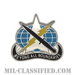 第743軍事情報大隊（743rd Military Intelligence Battalion）[カラー/クレスト（Crest・DUI・DI）バッジ]画像