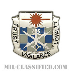 第101軍事情報大隊（101st Military Intelligence Battalion）[カラー/クレスト（Crest・DUI・DI）バッジ]画像