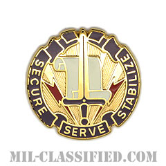 第405民事活動大隊（405th Civil Affairs Battalion）[カラー/クレスト（Crest・DUI・DI）バッジ]の画像