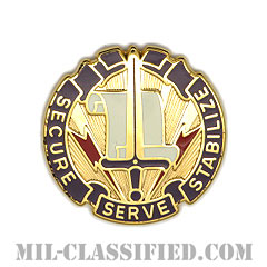 第405民事活動大隊（405th Civil Affairs Battalion）[カラー/クレスト（Crest・DUI・DI）バッジ]画像