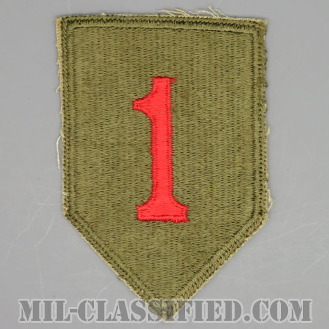 第1歩兵師団（1st Infantry Division）[カラー/カットエッジ/パッチ/1点物]の画像