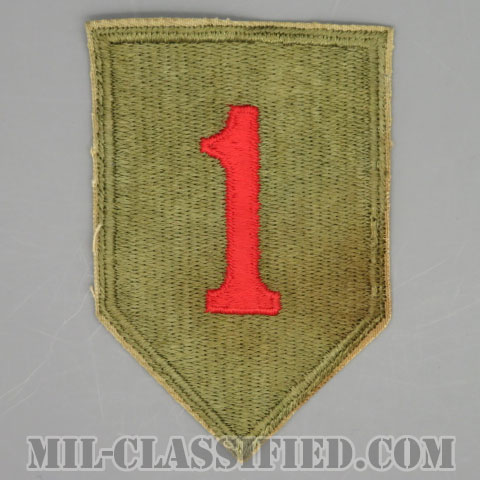 第1歩兵師団（1st Infantry Division）[カラー/カットエッジ/パッチ/1点物]の画像