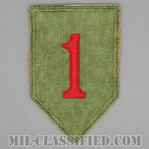 第1歩兵師団（1st Infantry Division）[カラー/カットエッジ/パッチ/1点物]の画像