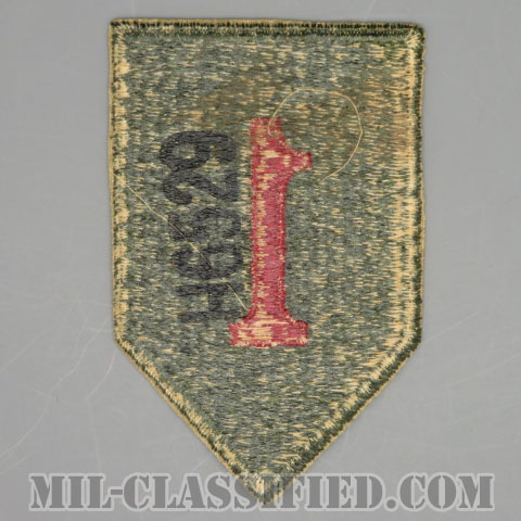 第1歩兵師団（1st Infantry Division）[カラー/カットエッジ/パッチ/1点物]画像