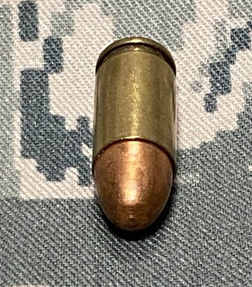 USED・ダミーカート（薬莢）・米軍放出品　9mm 弾頭付きの画像