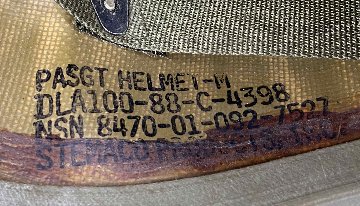 新品：米軍放出品　フリッツヘルメット(PASGTヘルメット)画像