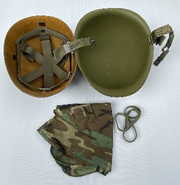 新品：米軍放出品　新品・M2ヘルメット4点セットの画像