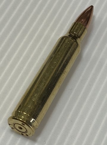 USED：米軍放出品　5.56mm 実物弾頭付き　ダミーカートの画像