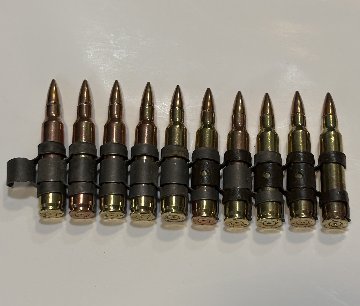 USED：米軍放出品　5.56mm リアルダミーカート　10連の画像