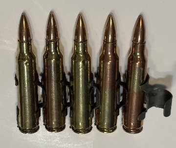 USED：米軍放出品　5.56mm リアルダミーカート　５連の画像