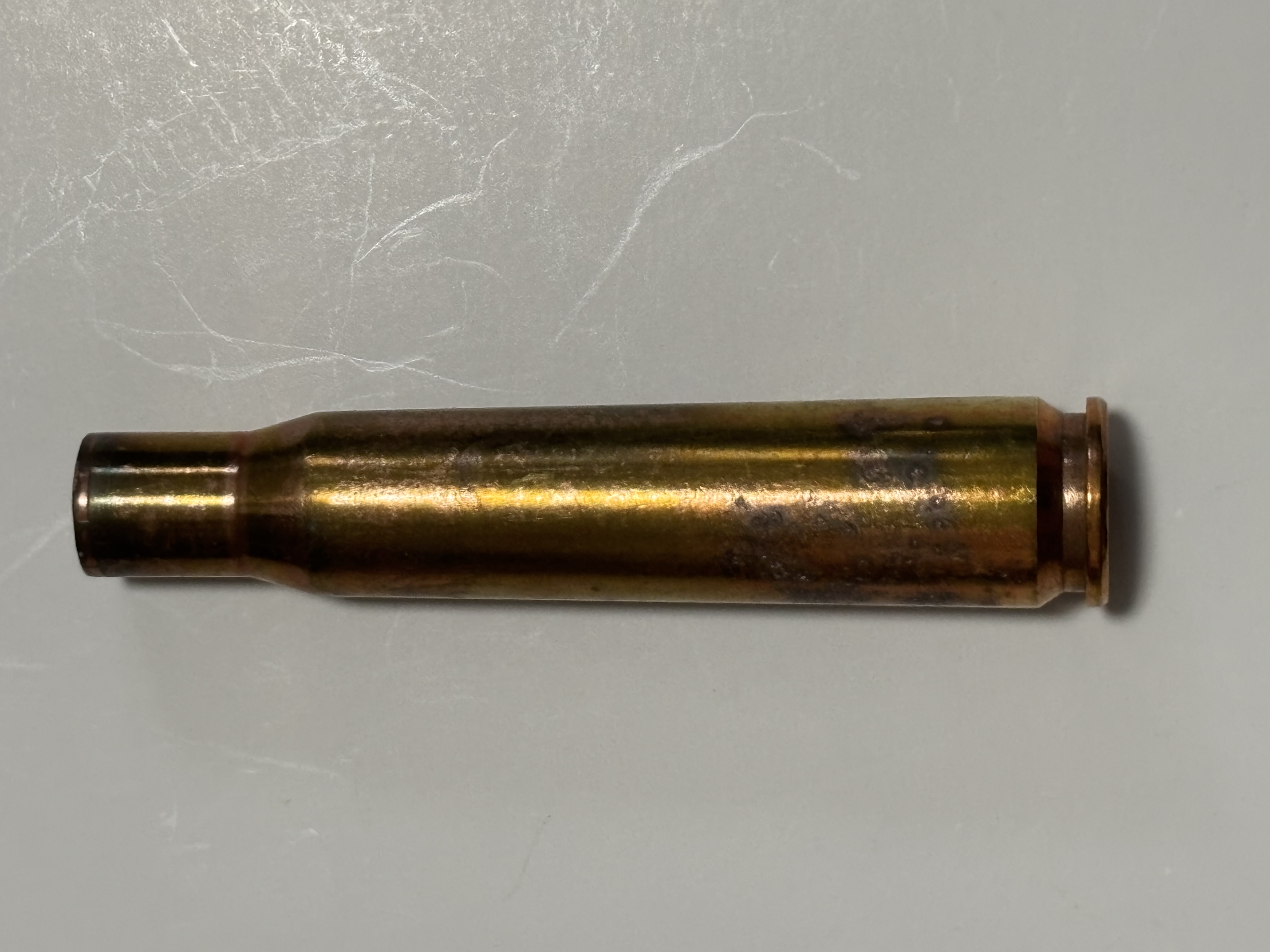 USED：米軍放出品　12.7mm 50口径 50BMG 50CAL ダミーカート　弾頭なしの画像
