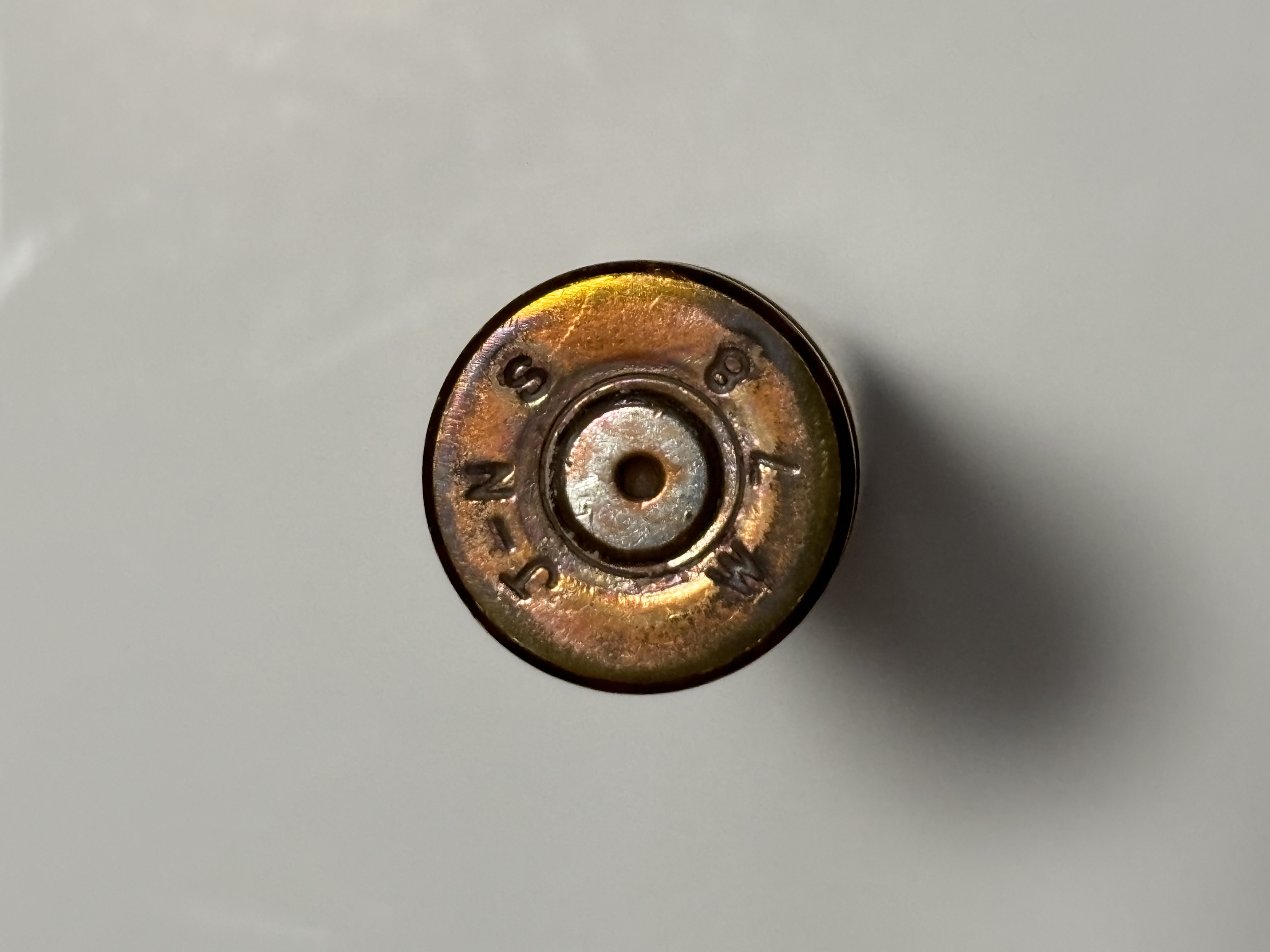 USED：米軍放出品　12.7mm 50口径 50BMG 50CAL ダミーカート　弾頭なしの画像