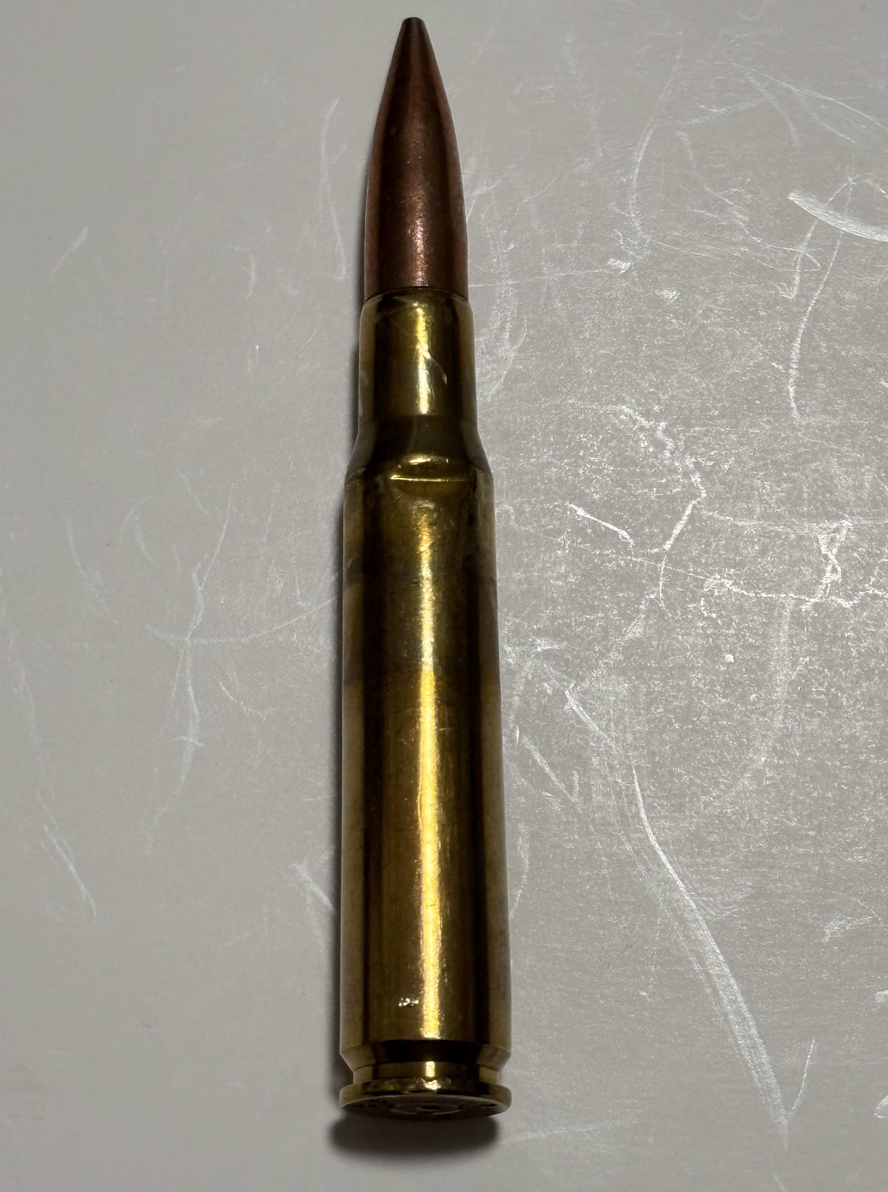 A000000278_USED：米軍放出品　12.7mm 50口径 50BMG 50CAL ダミーカート 弾頭ありの画像