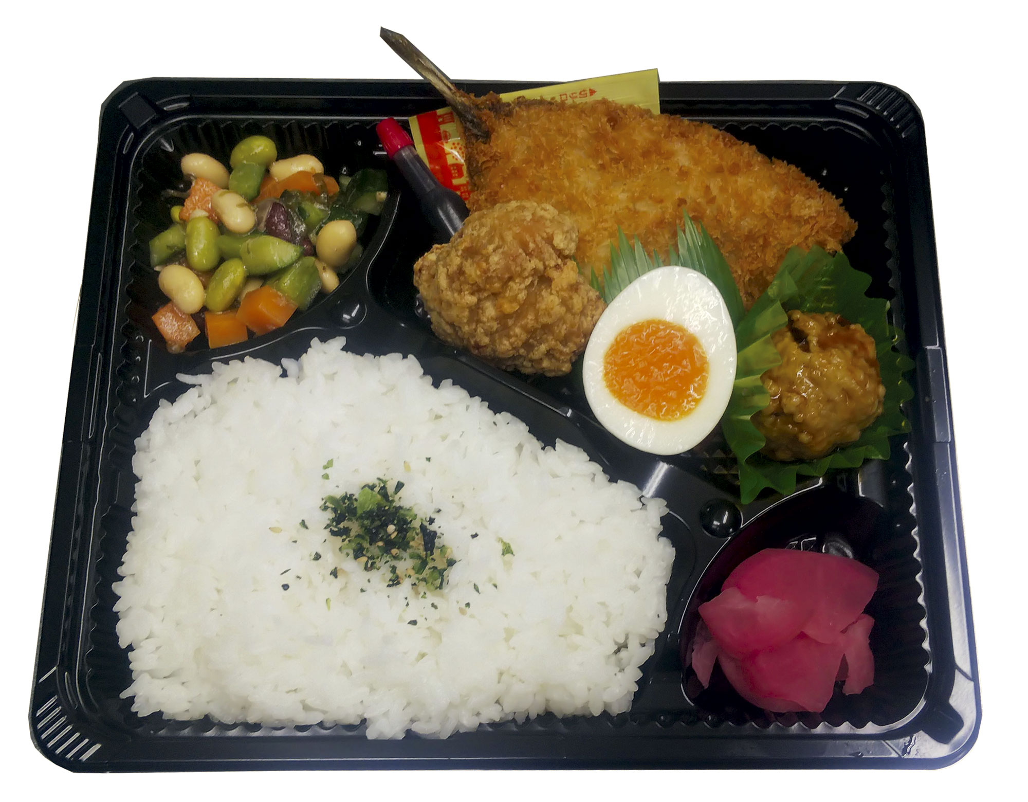 アジフライ弁当の画像