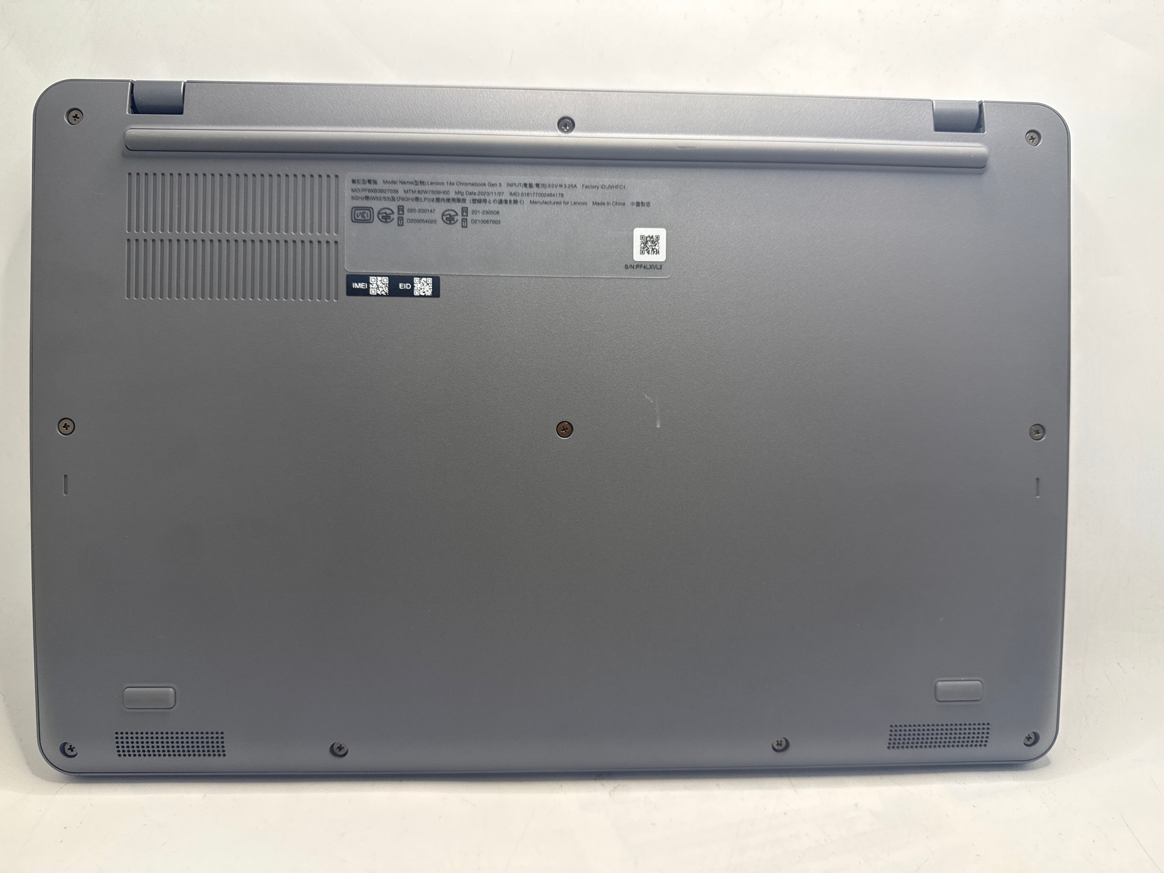 美品　Lenovo Chromebook 14e gen3 Intel N100 　メモリ4GB ストレージ64GBの画像