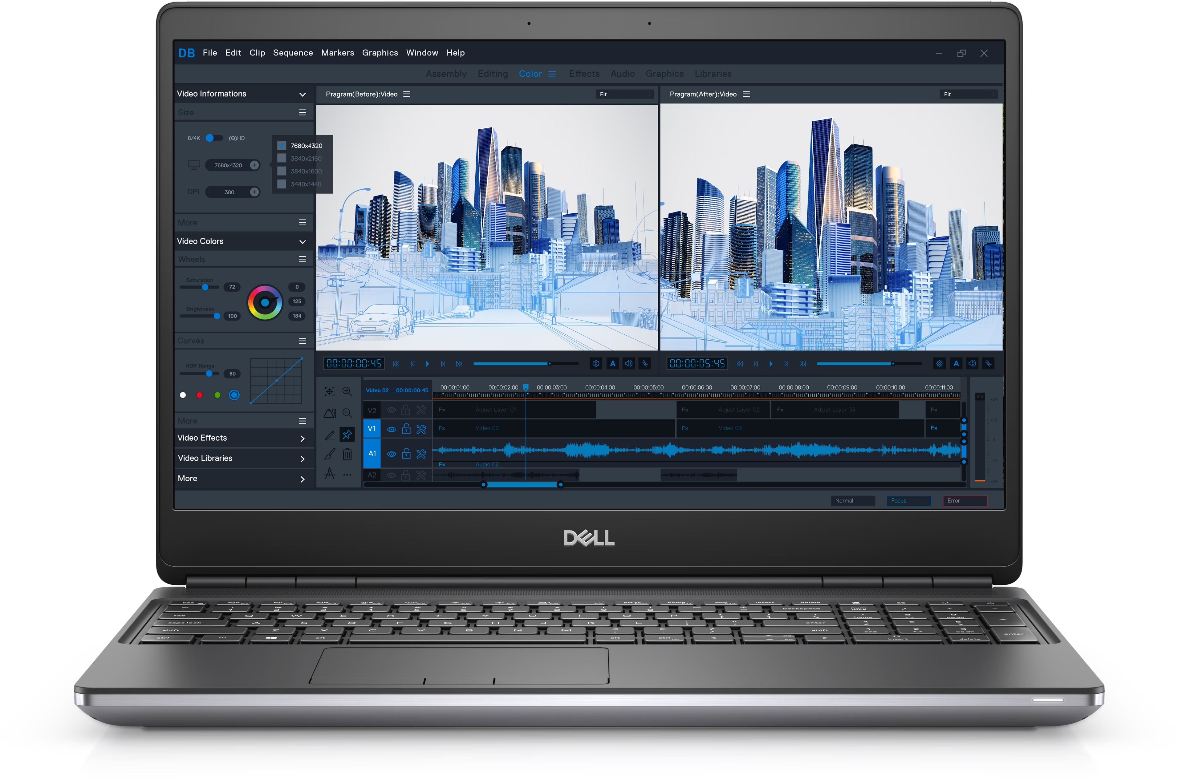 DELL Precision 7560 Core i9-11950H 32GB/256GB タッチパネルの画像