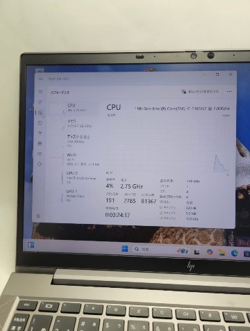 美品】HP ZBook Firefly 14 G8 / Core i7-1165G7 / 16GB / SSD 512GB / NVIDIA T500 / Win11 / 14型 FHD / モバイルの画像