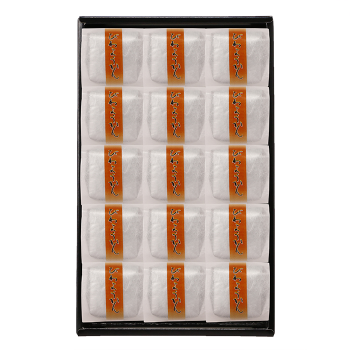 びわようかん　15個 箱入｜遠来の客人や友人に、おもてなしの羊羹・手土産などのギフトもおススメ｜茂木一まる香本家の画像