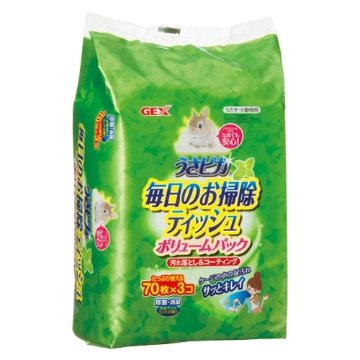 ジェックス うさピカ毎日のお掃除ティッシュ【ボリュームパック】 【返品区分B】 の画像