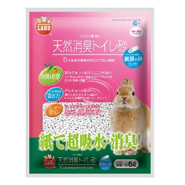 マルカン 天然消臭トイレ砂【紙の砂】 【返品区分B】 の画像