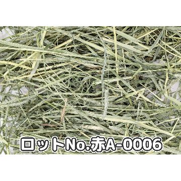 【送料無料(沖縄県・離島は除く)】牧草の粉が少ない厳選スーパープレミアムチモシー1番刈り シングルプレス 【赤A】 1,000g(500g×2袋セット) (ロットNo.赤A-0006) 【返品区分A】の画像