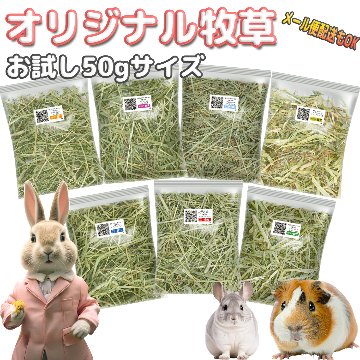  【当店オリジナル牧草お試し50g】 チモシー 1番刈り・2番刈り シングルプレス・ミディアムプレス・ダブルプレス ワシントン州・アイダホ州・カナダ産・オーストラリア産 粉が少ない牧草 サンプルサイズの画像