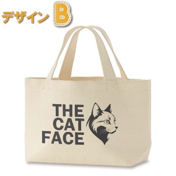 おもしろデザイン ベーシックトートバッグ(S)【THE FACE】　【返品区分C】の画像