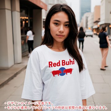 【レッドブヒ】おもしろTシャツ 半袖【返品区分C】の画像