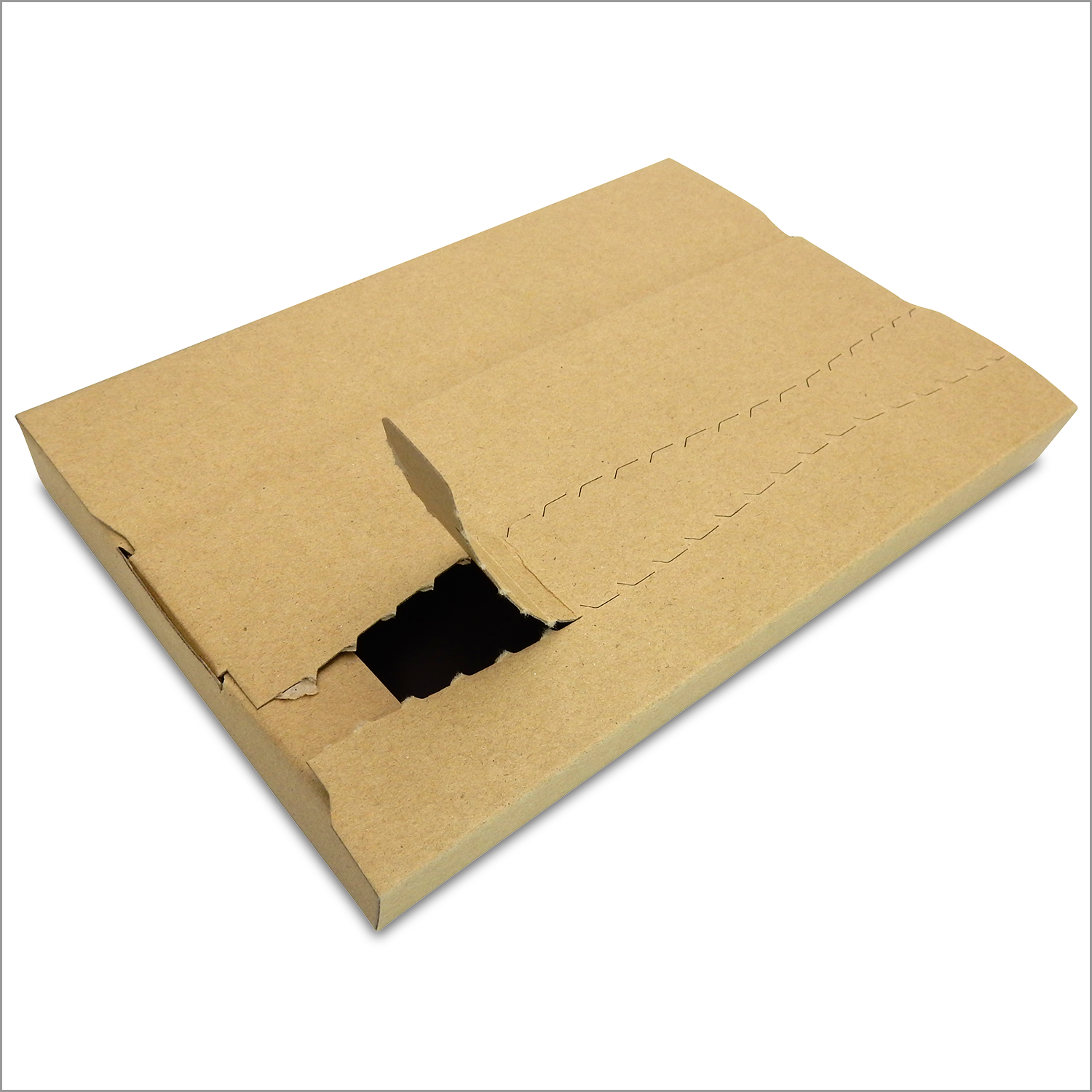 出荷用の段ボールはジッパー付きなので開封時にはカッターなど使用しなくても開封できます。