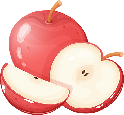 アクティブ.E国産アップルファイバーのイラスト