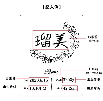 【送料無料】名入れ 命名書 アクリル LEDスタンド【光る メモリアル】出産祝い ニューボーンフォト 誕生記録 刻印 ベビーギフト インテリアの画像