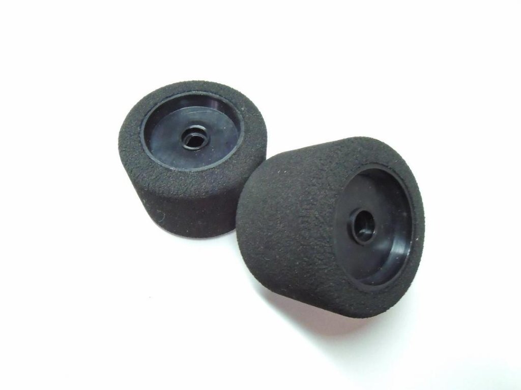 14506 Corally 1/12コラリーホイール接着済リアタイヤ-シルバー(1ペア)の画像