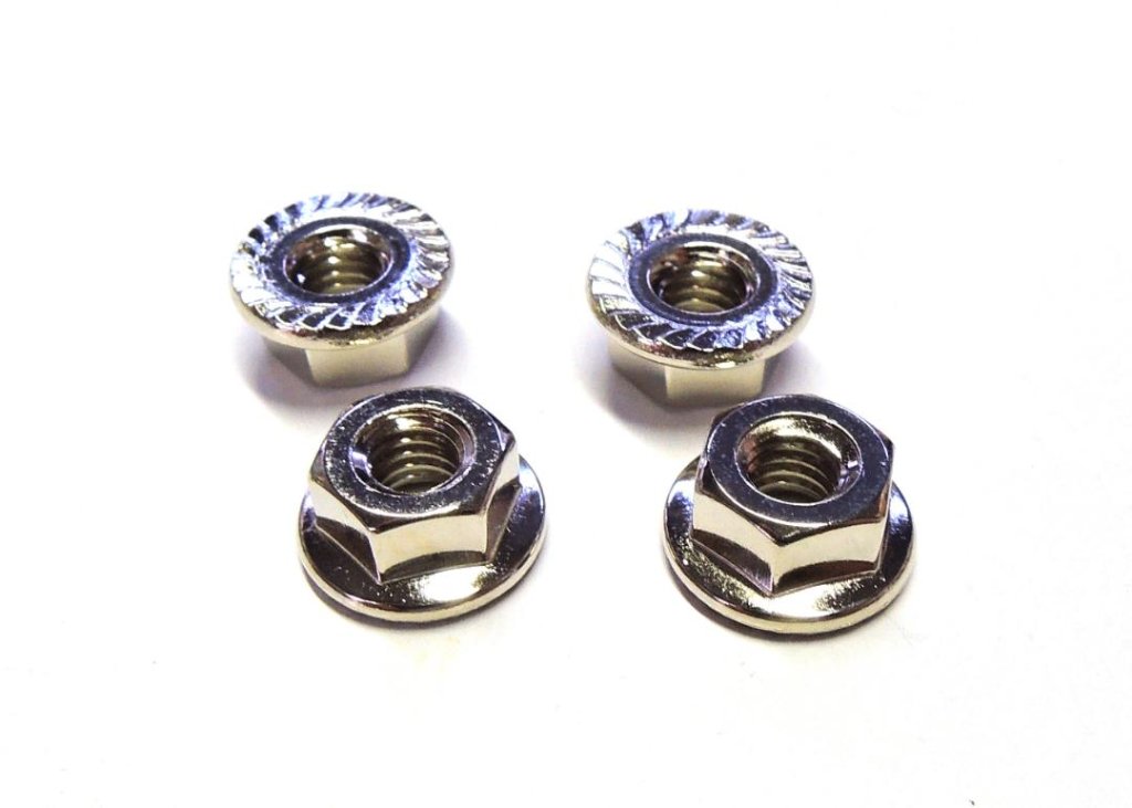 M-M4FNBN　M4 真鍮セレート付 フランジナットの画像