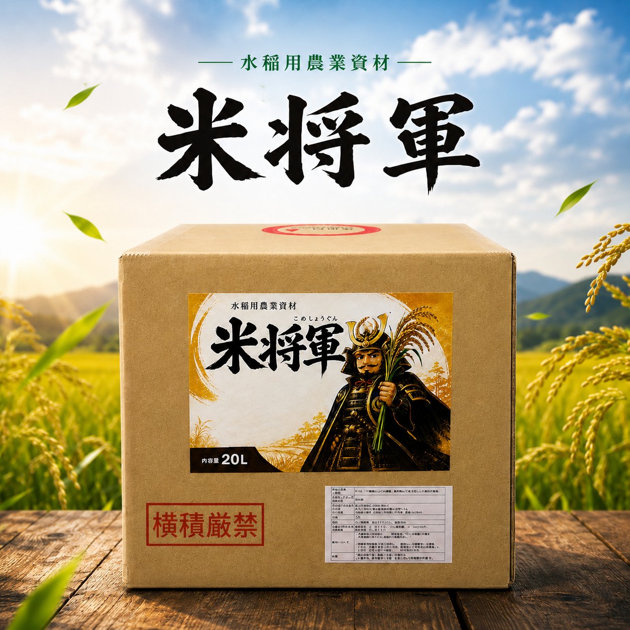 米将軍　20Lの画像