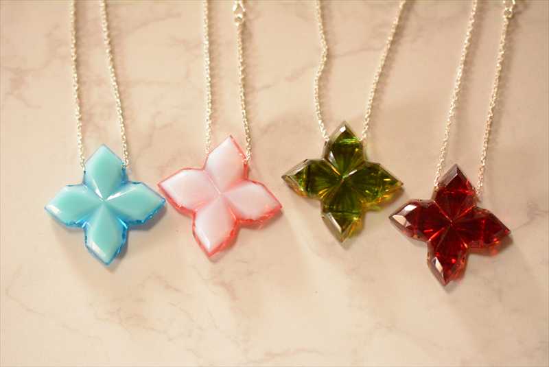 切子jewelry紫陽花の画像