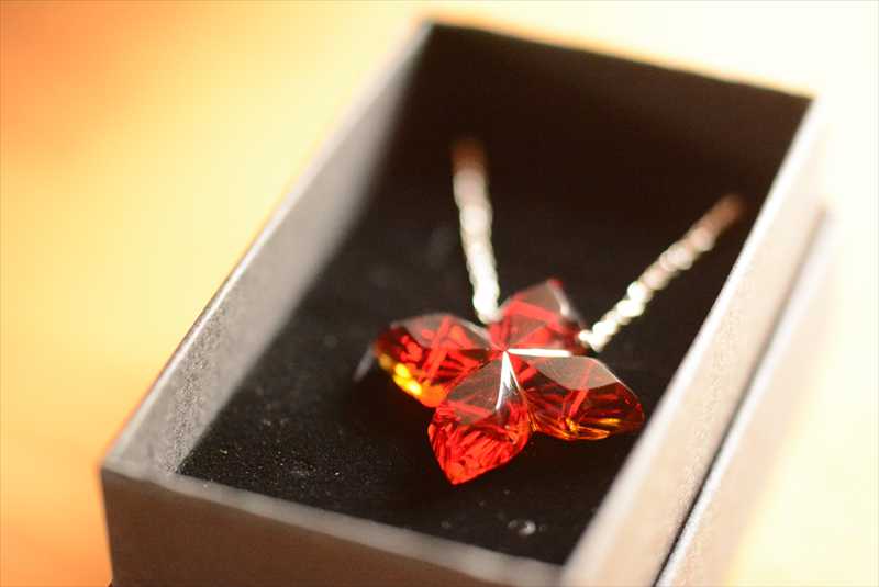 切子jewelry紫陽花の画像