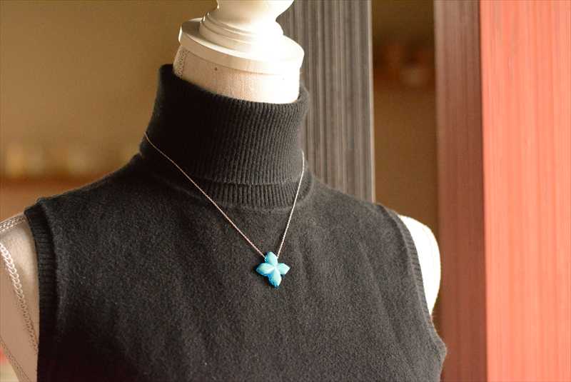 切子jewelry紫陽花の画像