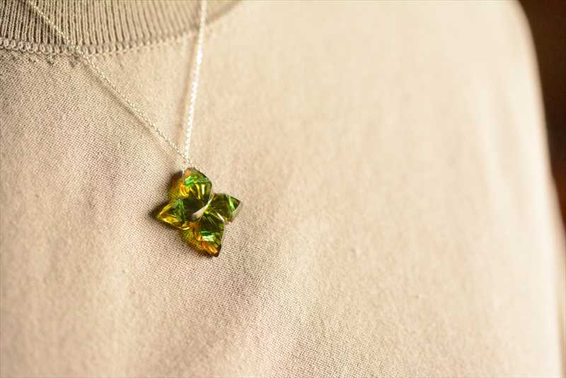 切子jewelry紫陽花の画像