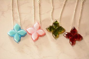 切子jewelry紫陽花の画像