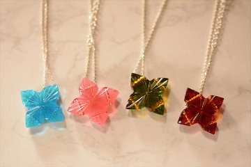 切子jewelry紫陽花の画像