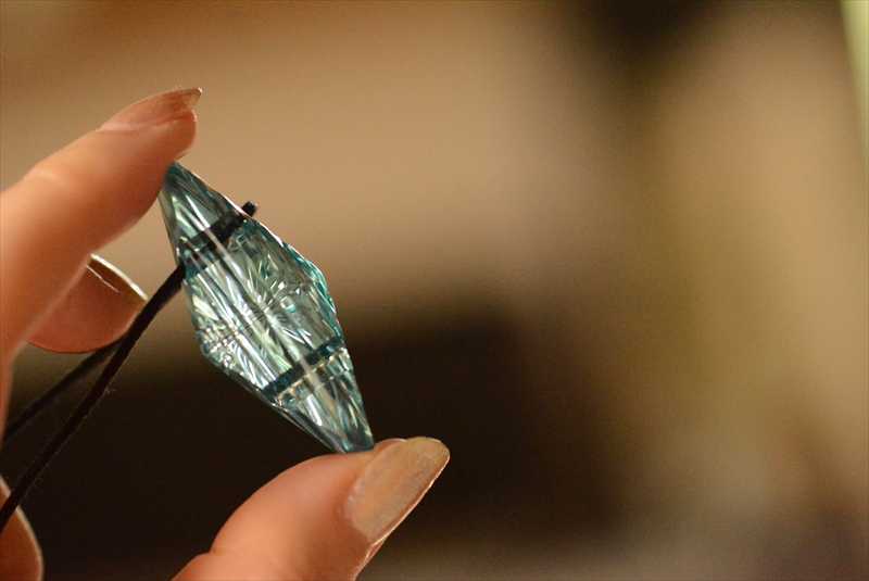 切子jewelry水色の画像