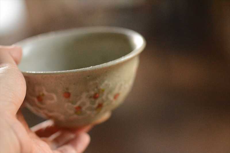 あじさい紋お茶碗の画像