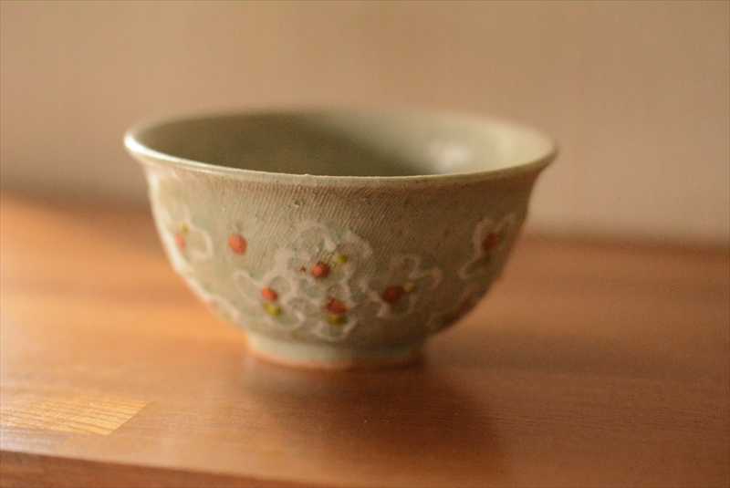 あじさい紋お茶碗の画像