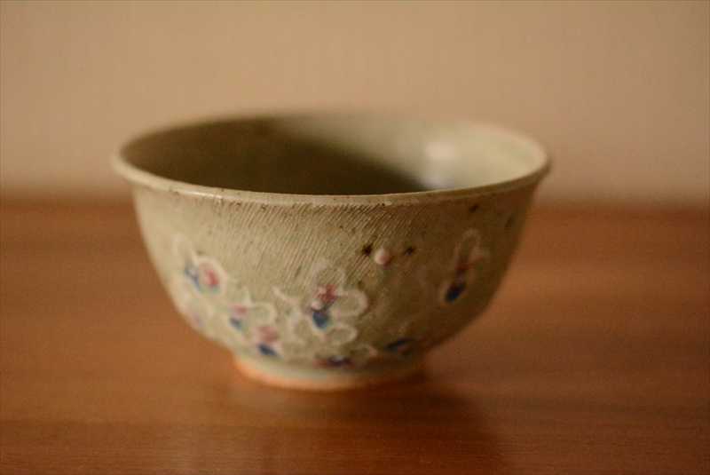 あじさい紋お茶碗の画像