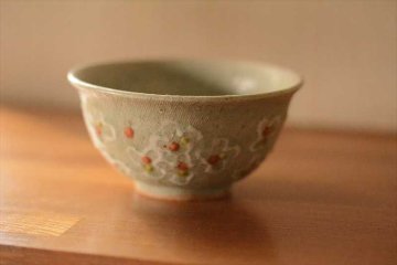 あじさい紋お茶碗の画像