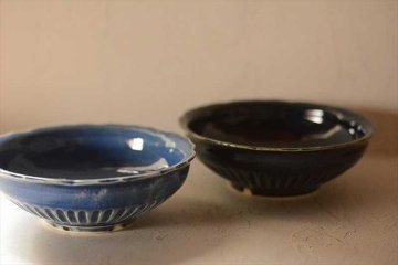 鎬稜花リム中鉢の画像