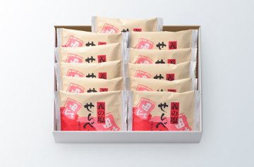 義の塩せんべい11枚箱入の画像