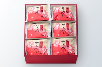 義の塩せんべい30枚箱入の画像