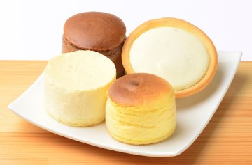 新潟4種のチーズケーキの画像