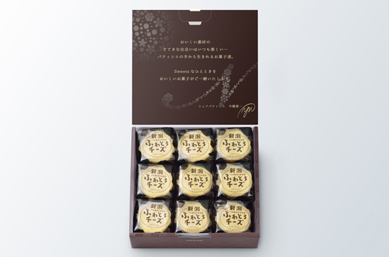 新潟ふわとろチーズ9個入の画像
